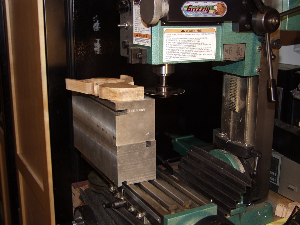 I'm marking the slot one on the mini-mill, using a .020